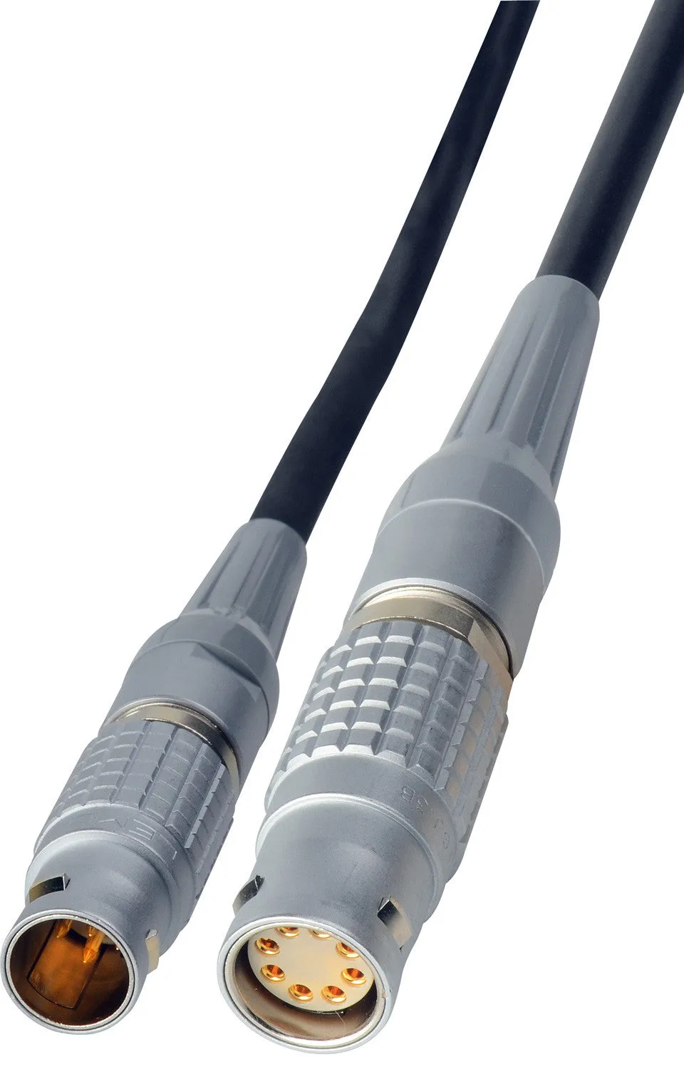 Red One to Power Distribution Box Power Cable  - Lemo 2B-6M to 3B-8F - 18 Inch