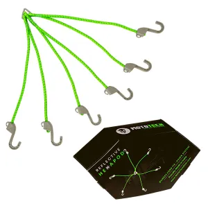 Reflective Hexapod Bungee Cord Tie-down System - 32" / 80cms - Neon   Grey