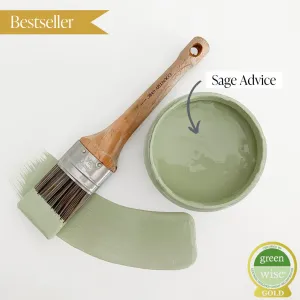 Sage Advice - Chalk Style Paint for Furniture, Home Decor, DIY, Cabinets, Crafts - Eco-Friendly All-In-One Paint