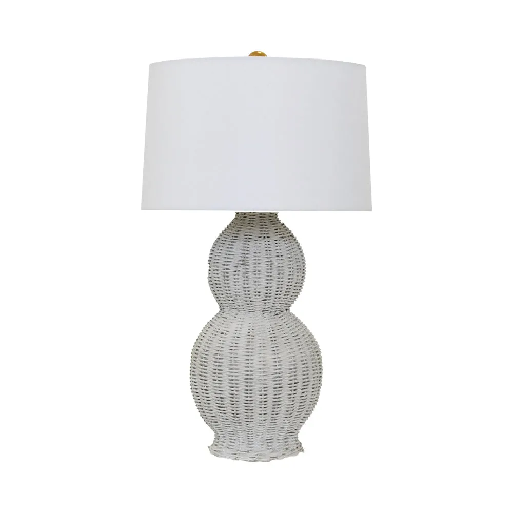 Scarlett White Table Lamp
