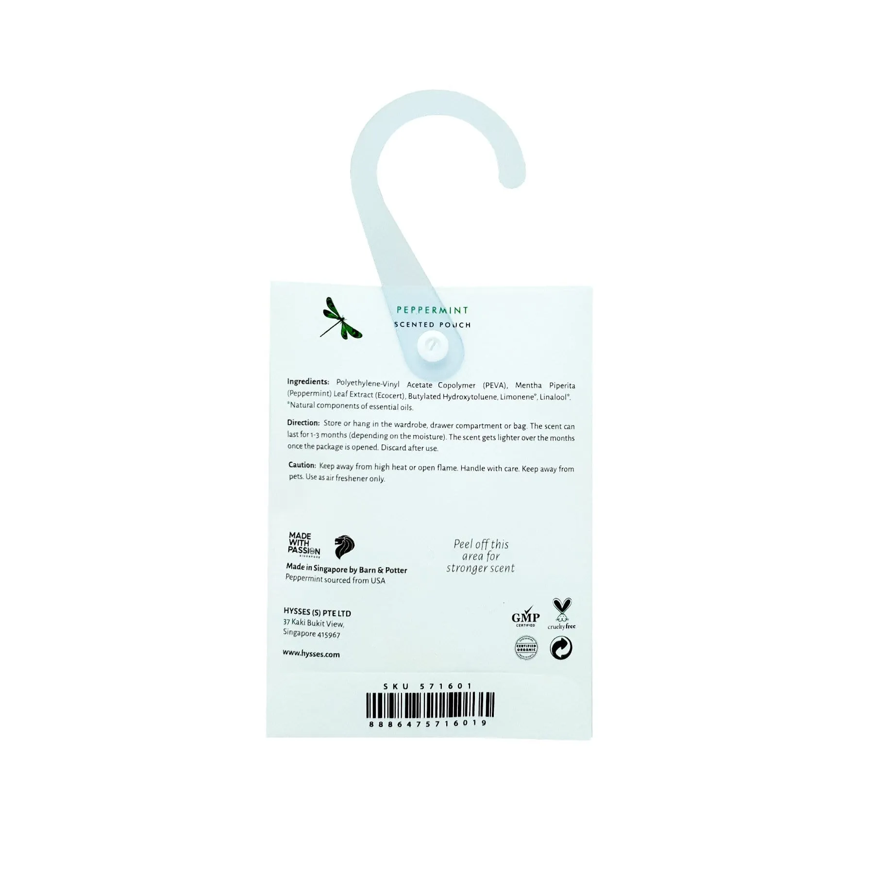 Scented Pouch, Peppermint