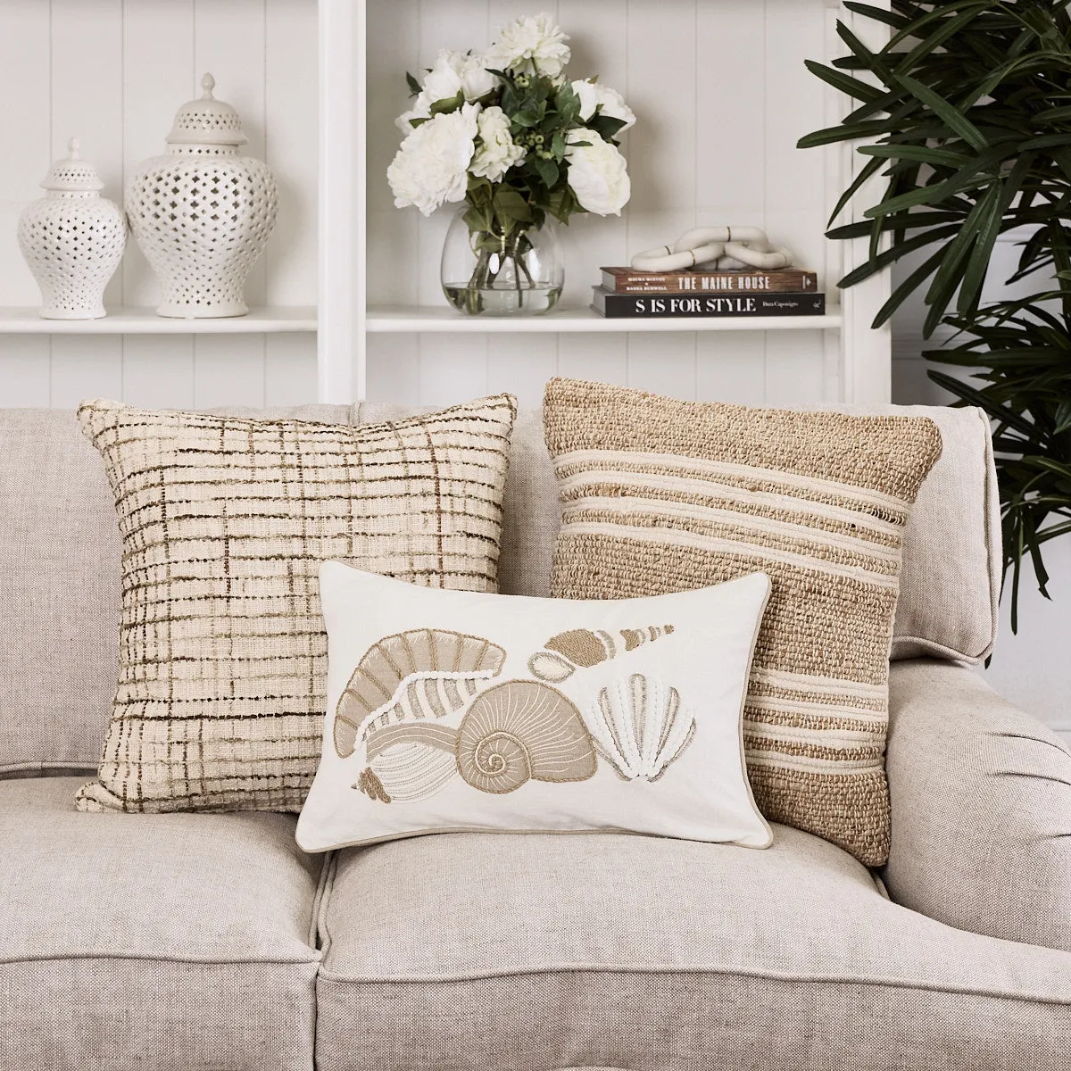 Sea Shells Cushion Cover (Rectangular)