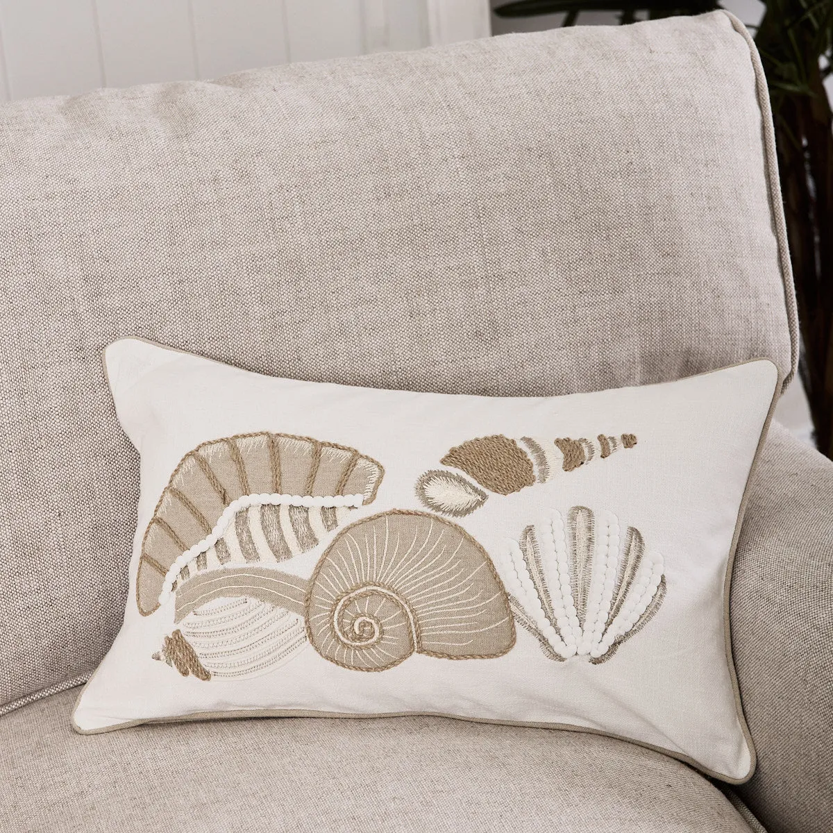 Sea Shells Cushion Cover (Rectangular)