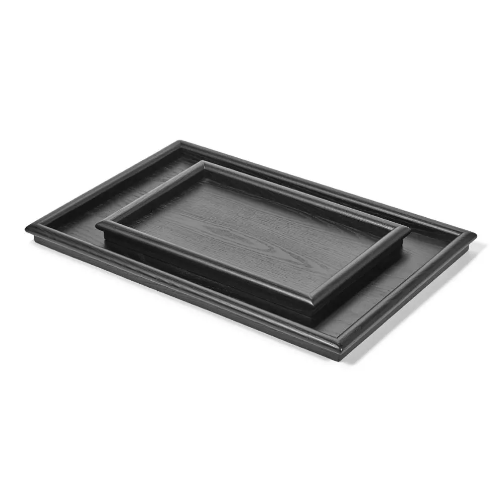 Serax Dédé tray L black 65x43 cm.
