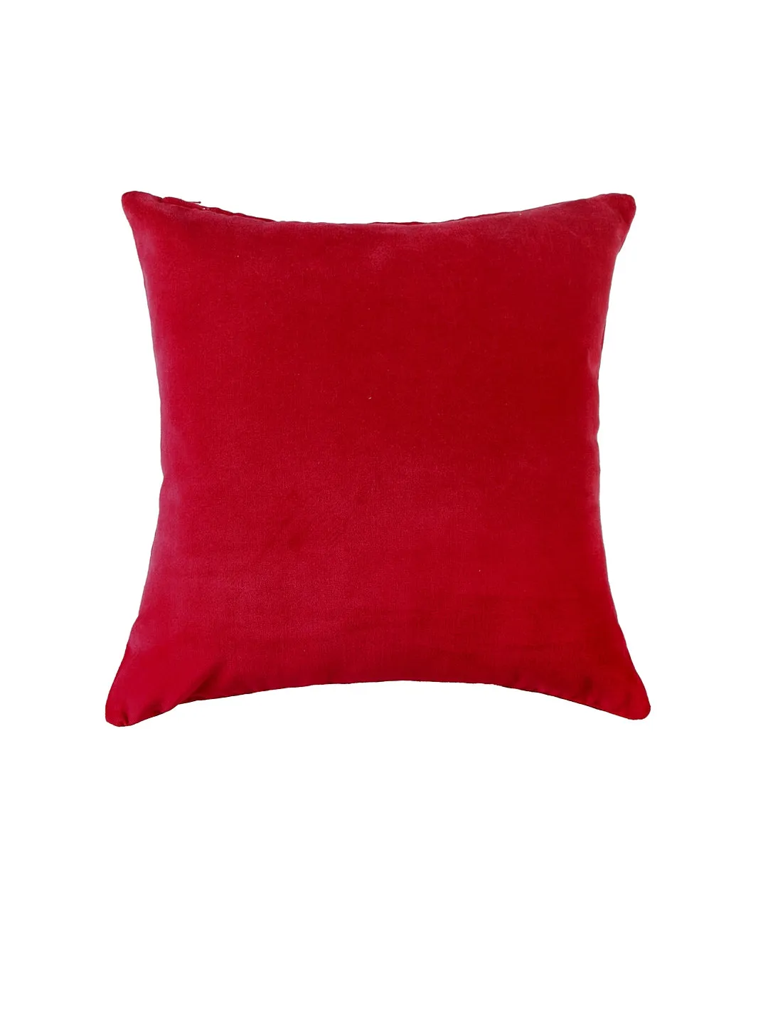 Set of 3 Phulwari Embroidered Cushion Cover with Solid 40x40 CM Cushion covers