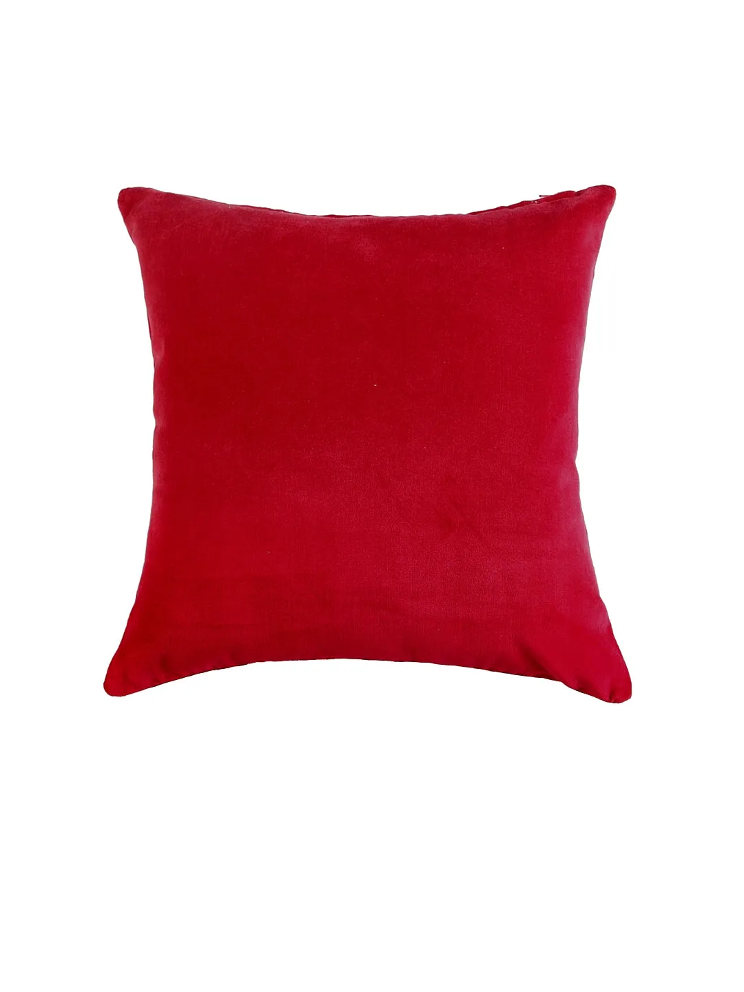 Set of 3 Phulwari Embroidered Cushion Cover with Solid 40x40 CM Cushion covers