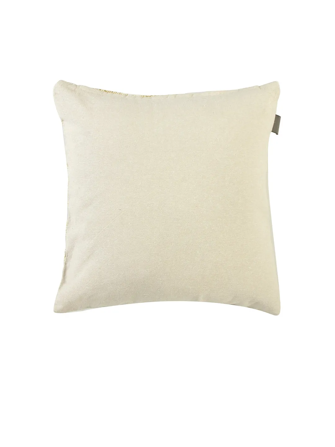 Set of 3 Phulwari Embroidered Cushion Cover with Solid 40x40 CM Cushion covers