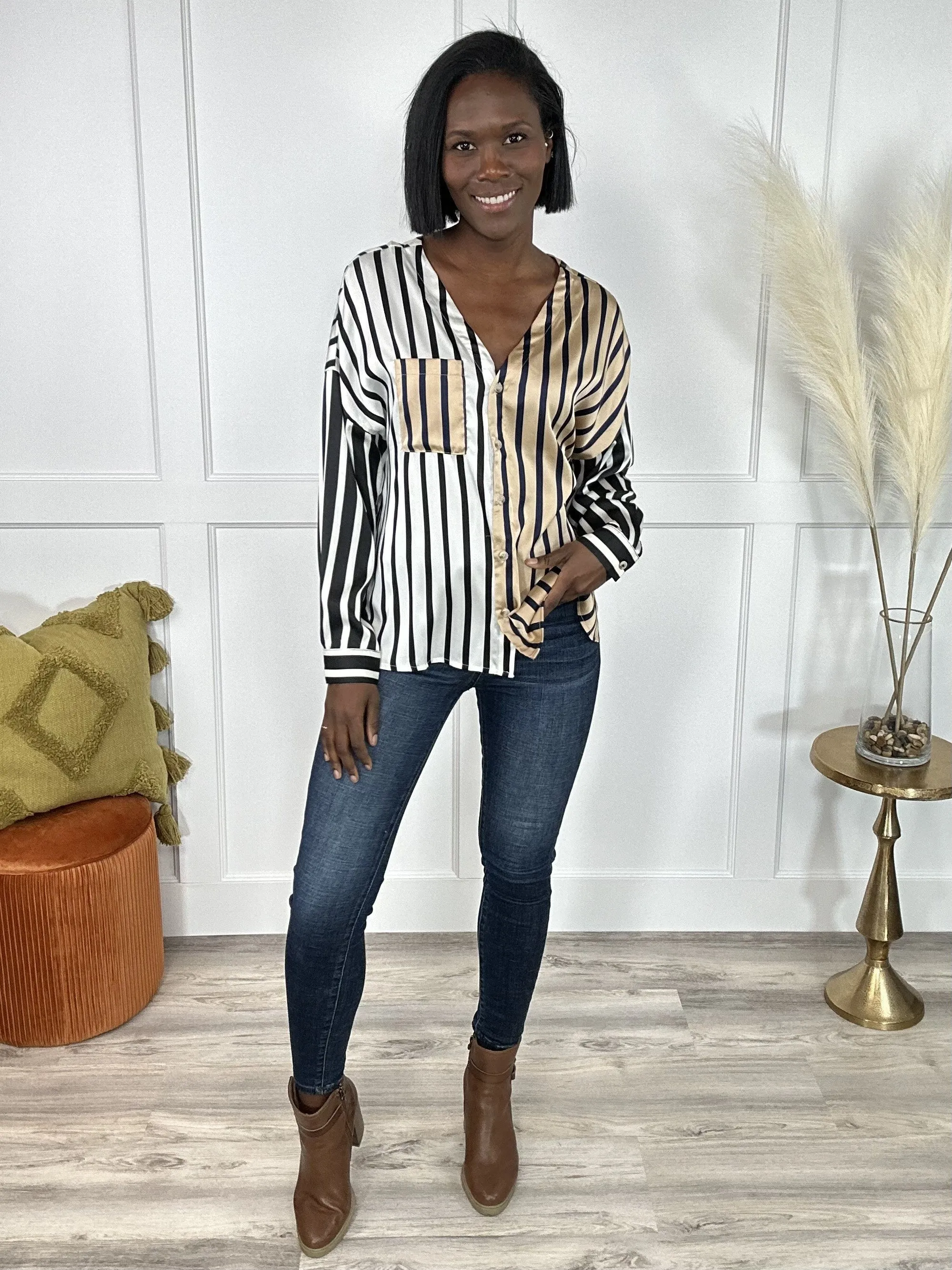 Simple and Elegant Long Sleeve Top * Final Sale*