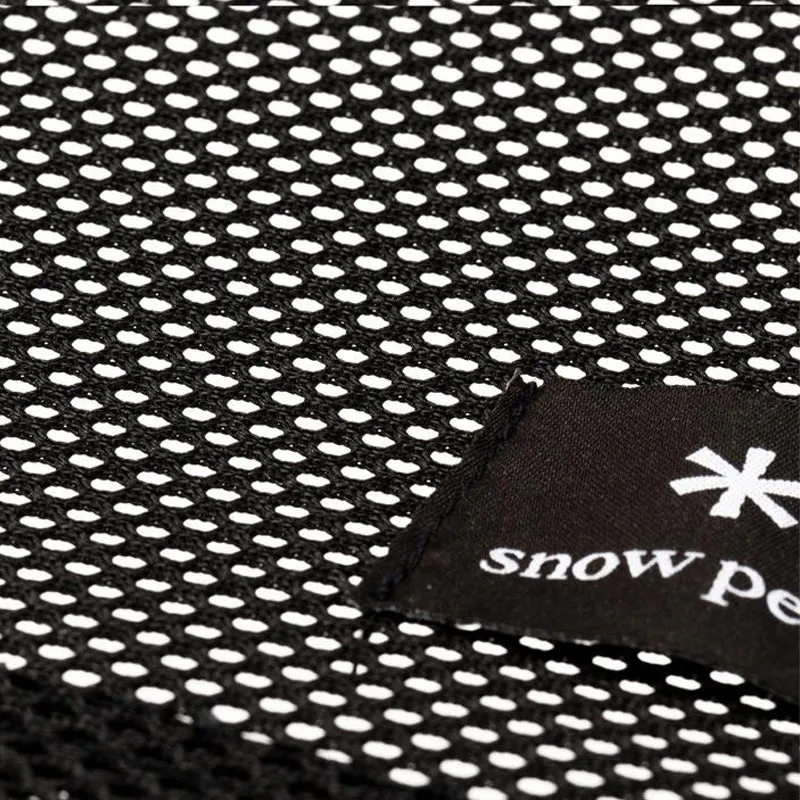Snow Peak Mesh Folding Bench Black