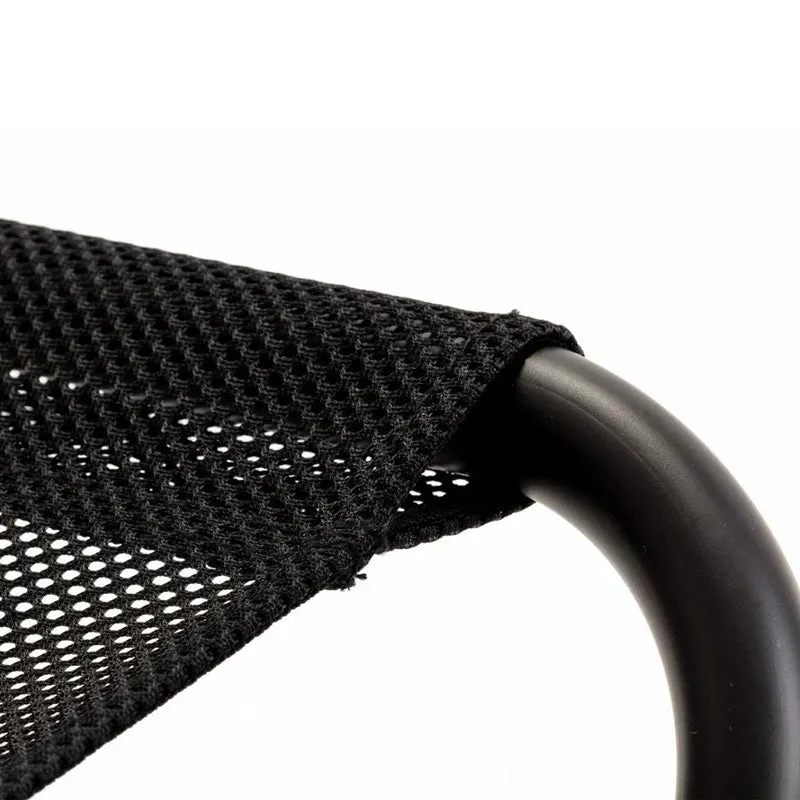 Snow Peak Mesh Folding Bench Black