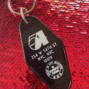 Studio 54 Disco (Former Disco Night Club in New York) Motel Key FOB Keychain