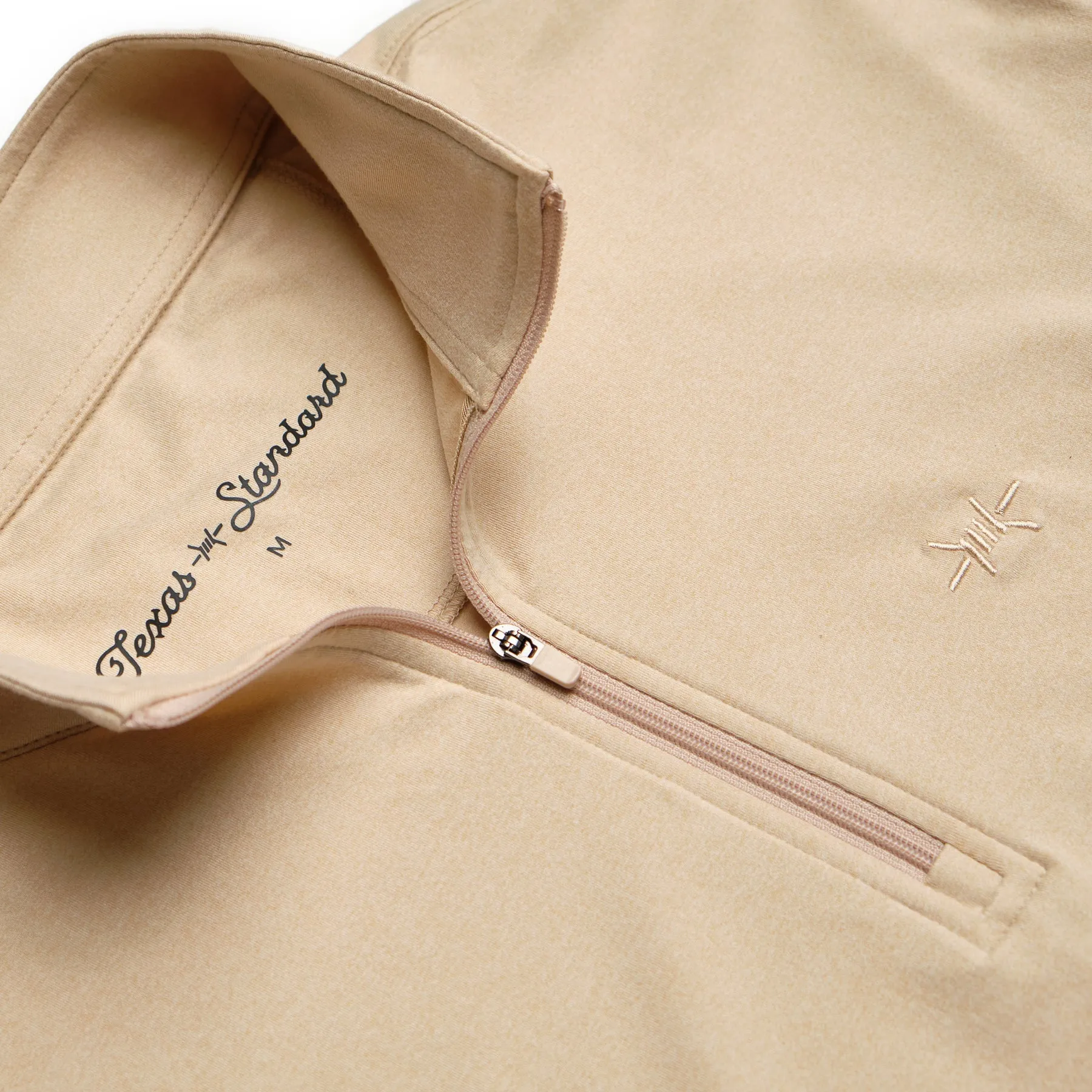 Tan Quarter Zip