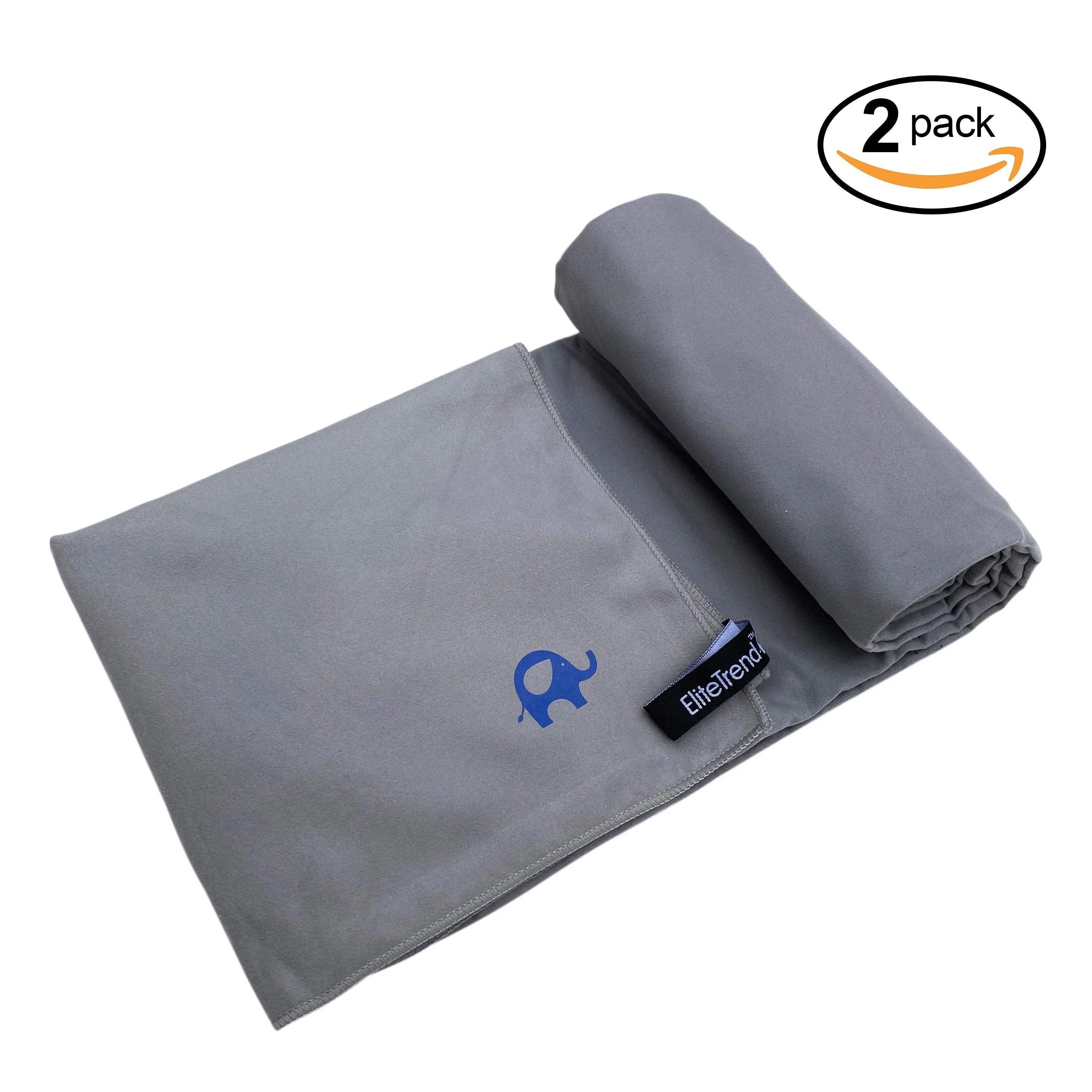 Travel Towel Gray 71x31 31x16