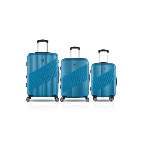 Tucci Italy Guida 3 Piece Hardside Spinner Luggage Set