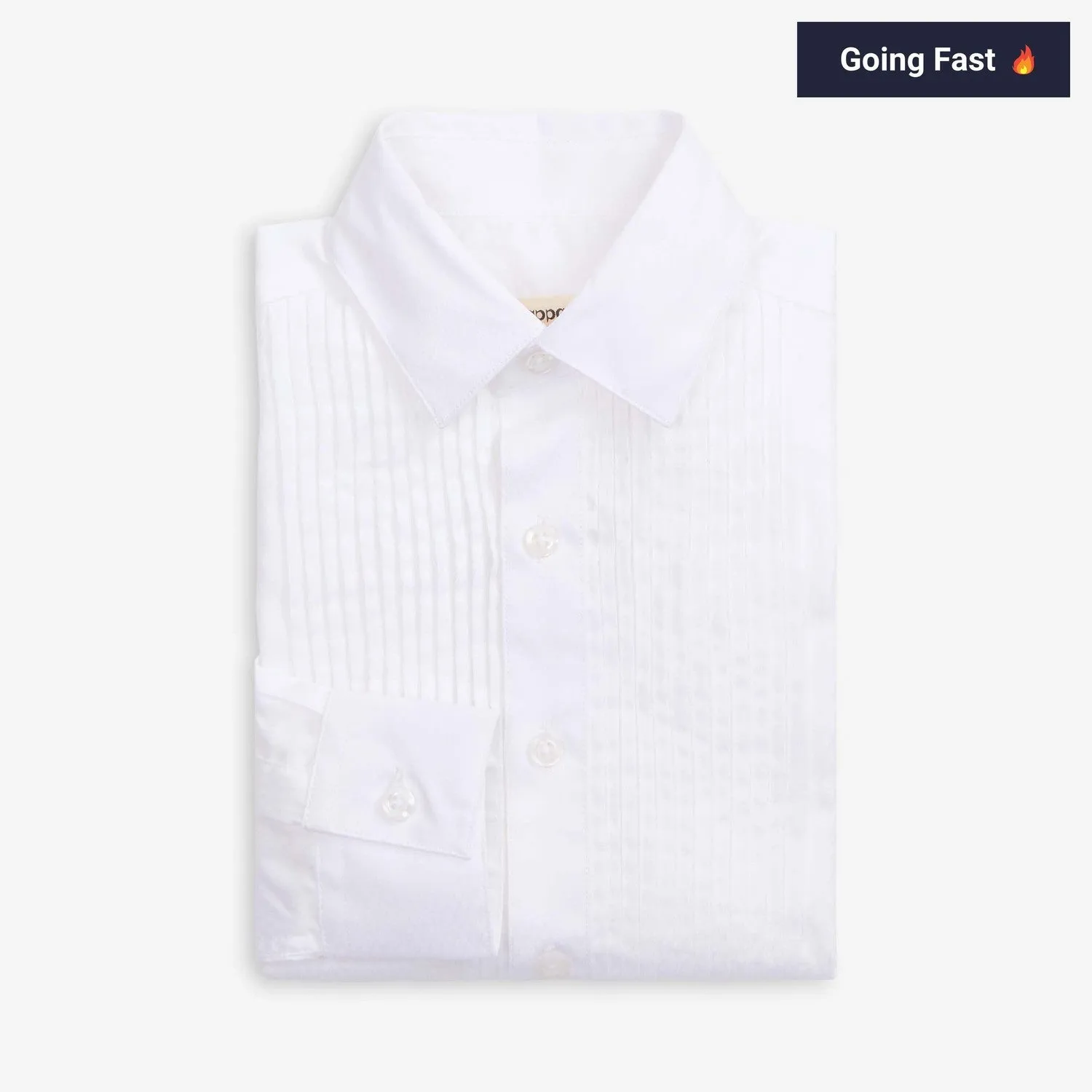 Tuxedo Shirt | White