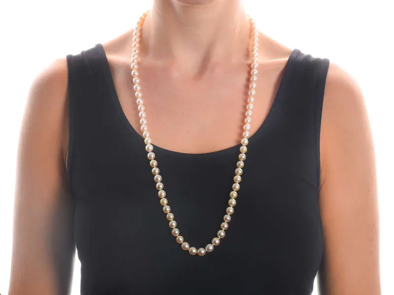 Vintage Sapphire & Akoya Pearl Necklace