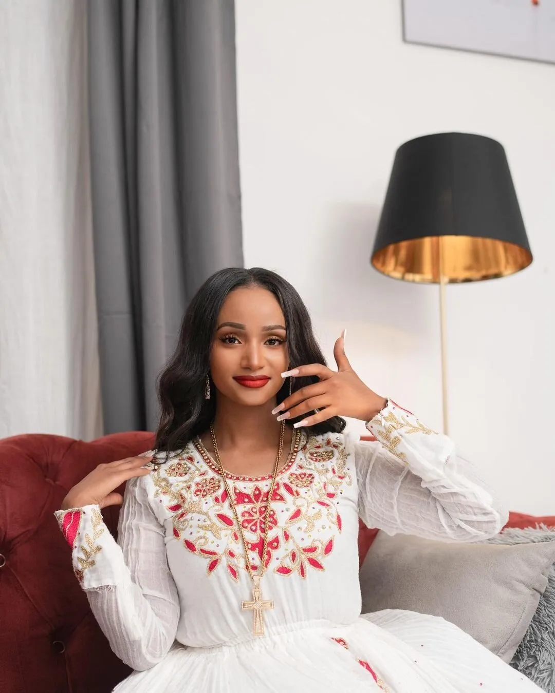 Wedding Habesha Dress Handwoven Habesha Kemis Modern Habesha Libs Eritrean Dress