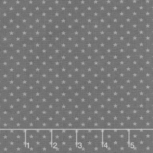 Wilmington Essentials - Dash of Pepper Stars Dark Charcoal Yardage