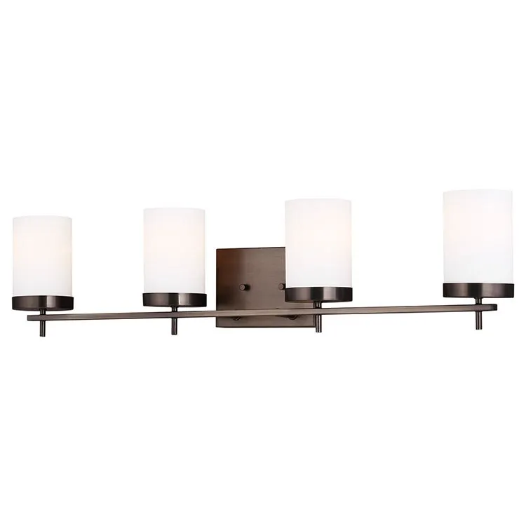 Zire Four-Light Bathroom Vanity Fixture